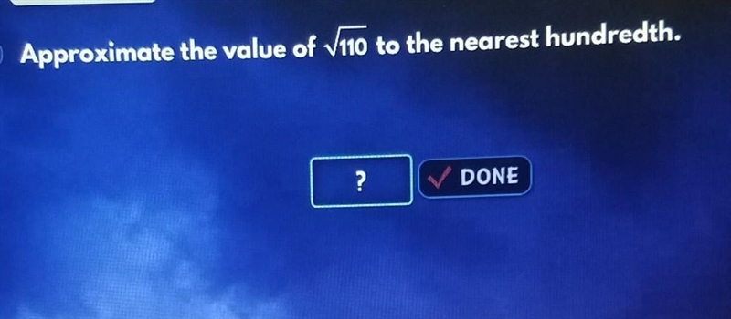 Approximate the value of V110 to the nearest hundredth. HURRRYYYY PLZZZZZ NOWWWW​-example-1