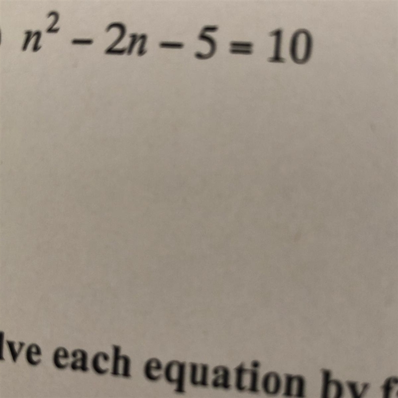 I need to do this problem by completing the square . help please-example-1