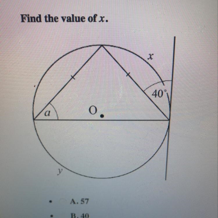 Find the value of X in the picture-example-1