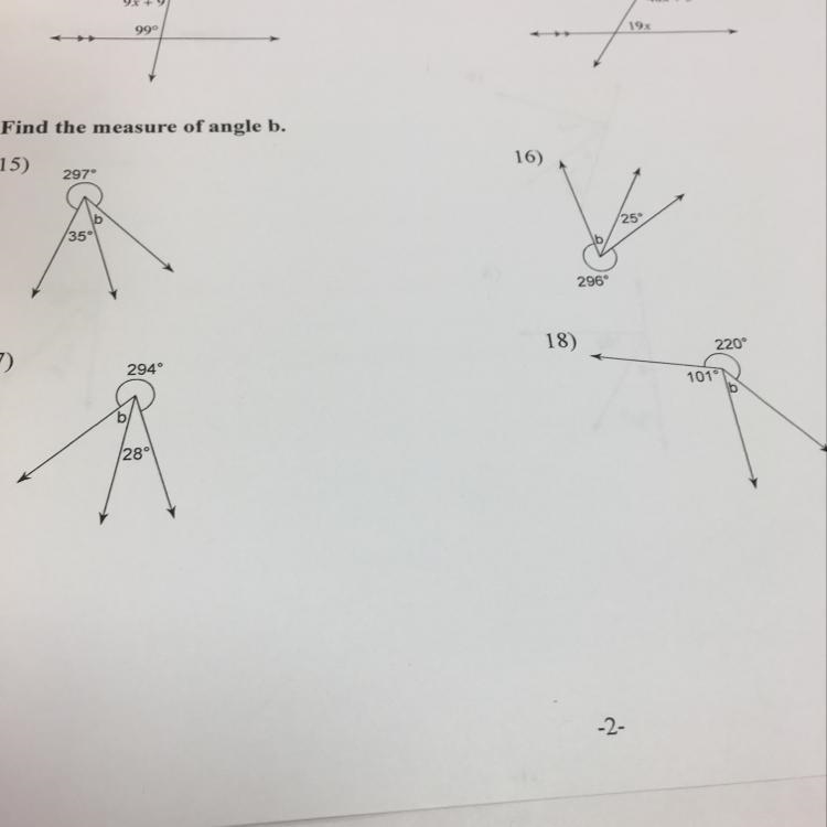 Find the measure of angle b? Can y’all help out I don’t understand and get and what-example-1