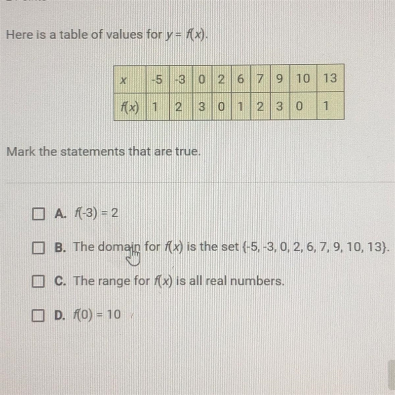 Help!! Mark the statements that are true-example-1