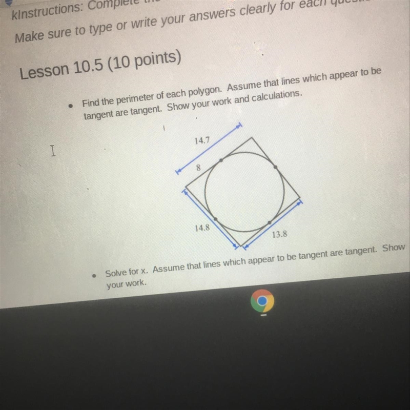 I need to find the perimeter of each polygon-example-1