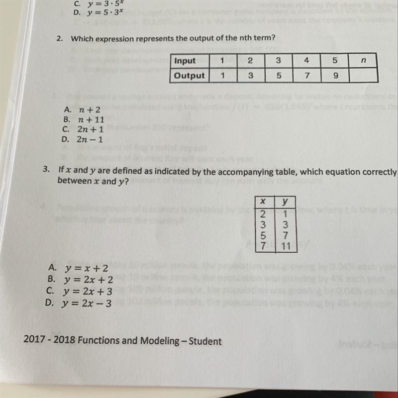 HI, CAN SOMEONE PLEASE HELP ME ON THIS TWO PROBLEMS ASAP! ( PLEASE SHOW WORK) THNAK-example-1