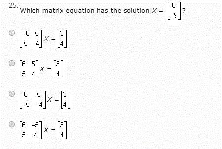 Which matrix equation has the solution-example-1