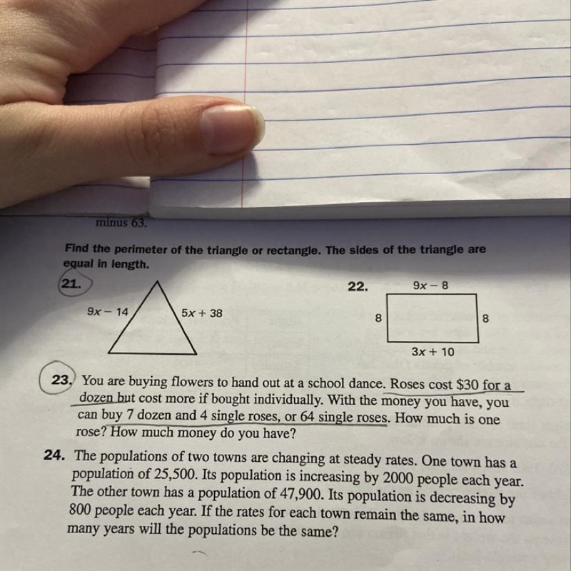 How do I solve problems 21 and 23??-example-1