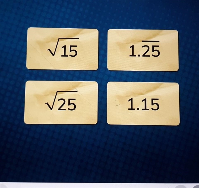 Which is an irrational number?​-example-1