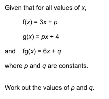 Find the values of p and q-example-1