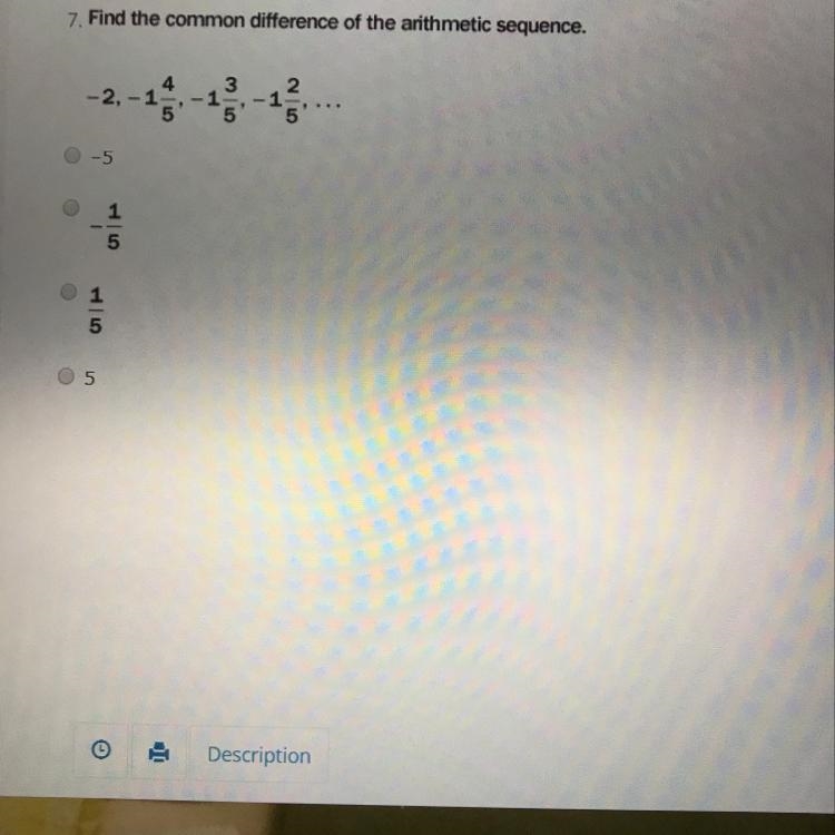 Find the common difference of the arithmetic sequence.-example-1