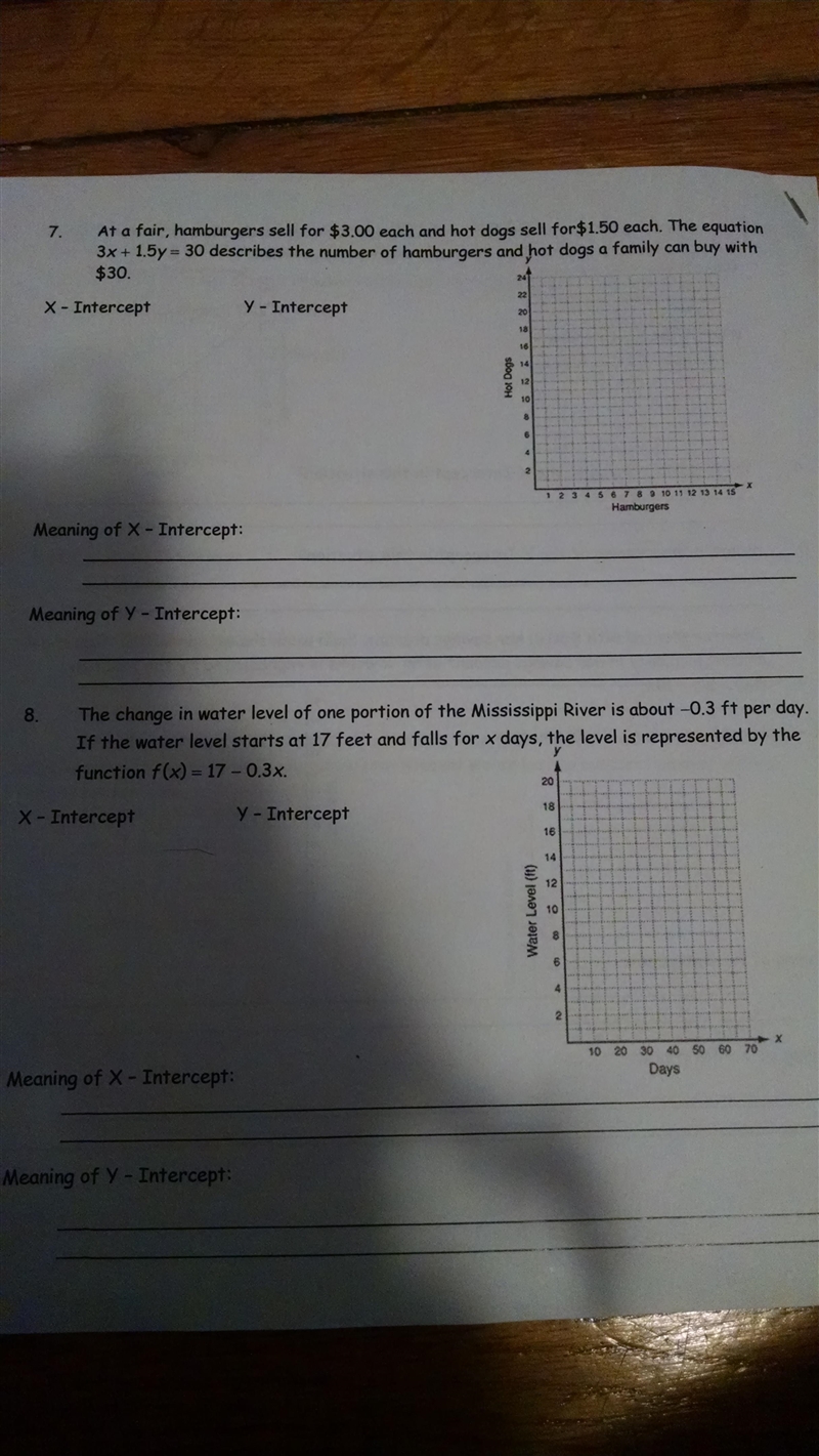 This is algebra 1. You don't have to do them all but please label-example-2