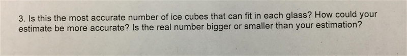 Please help me. Calculate the number of spherical ice cubes that can fit in each glass-example-2