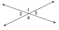 HELPP Which pair of angles are vertical angles? ∠1 and ∠4 ∠1 and ∠2 ∠2 and ∠4 ∠2 and-example-1