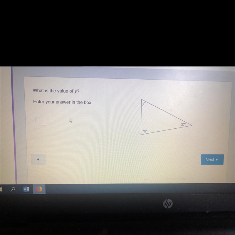 What is the value of y? Enter your answer in the box.-example-1