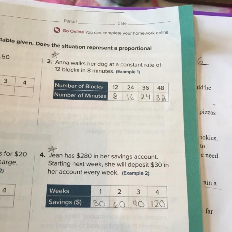 I filled out the tables but can anyone tells me if each one represents a proportional-example-1