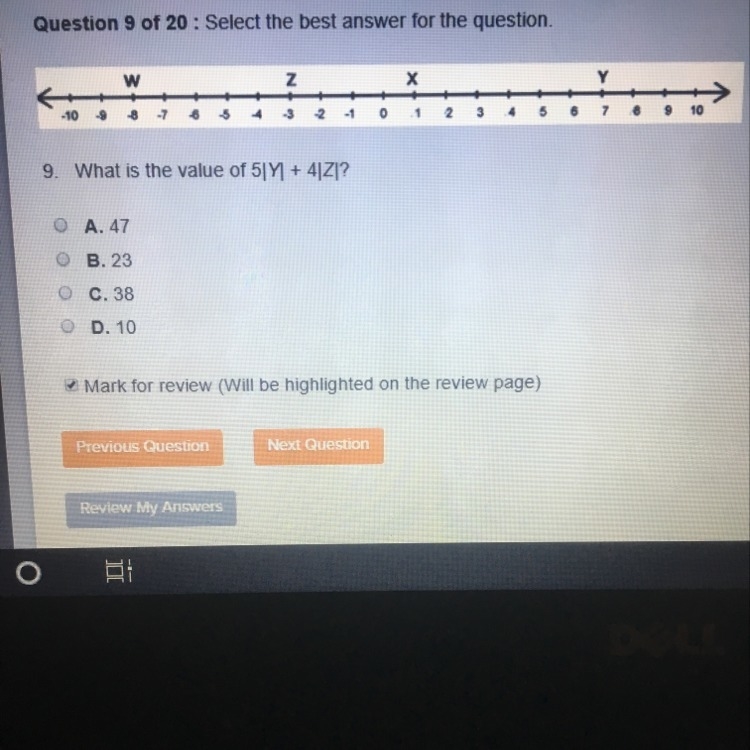 What is the value of 5|Y|+4|Z|? Please help-example-1