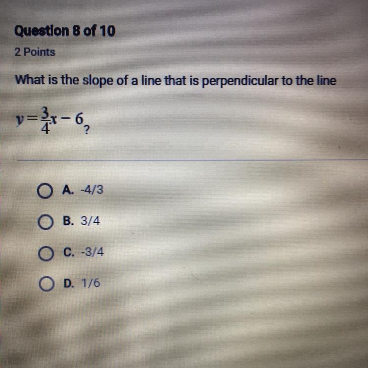 What is the slope of a line that is perpendicular to the line-example-1