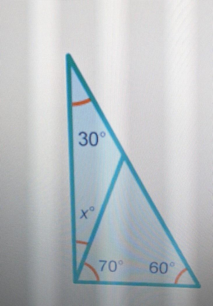 Look carefully at the triangle solve for x ​-example-1