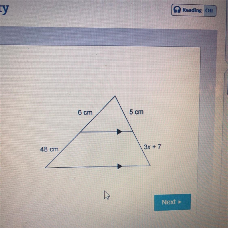 What is the value of x? enter your answer in the box.-example-1