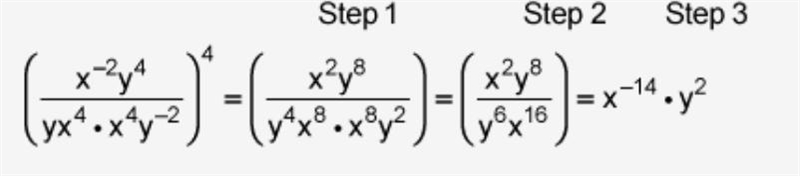 Tom simplified an expression in three steps, as shown: Which is the first incorrect-example-1