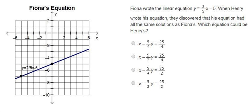 A coordinate grid with a line labeled y equals StartFraction 2 over 5 EndFraction-example-1