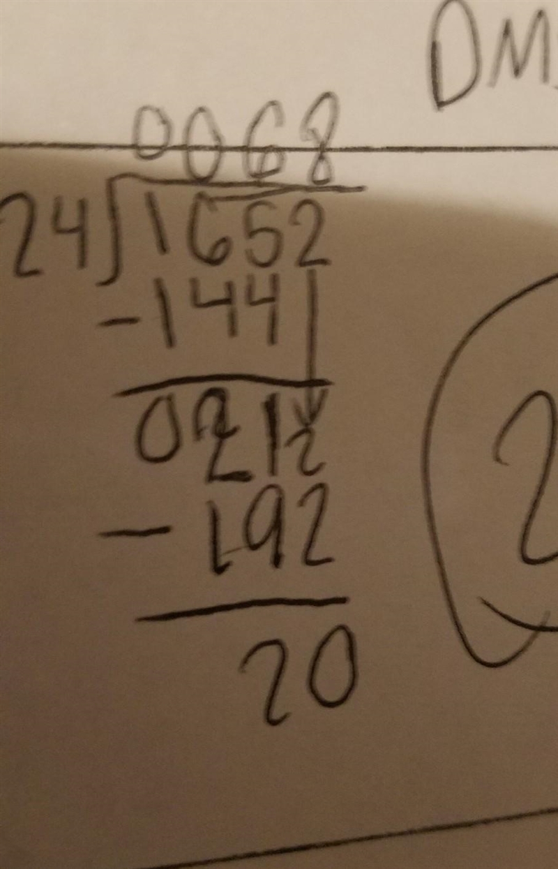 1652÷24 is this right or wrong?​-example-1