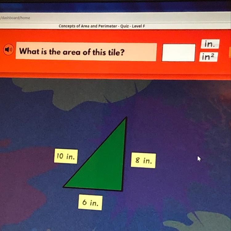 What is the area of this tile?-example-1