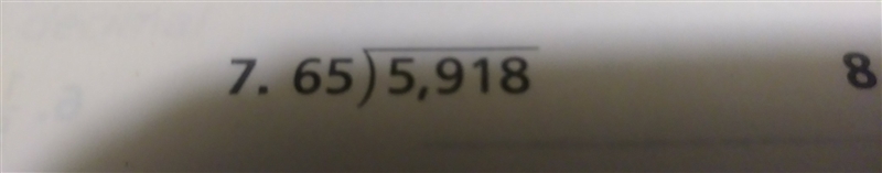 5,918 divided by 65 plz plz show work-example-1