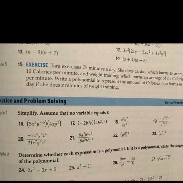 Simplify. Assume no variable is 0. #16-23 please 85 points!!!!! This is the jumbo-example-1