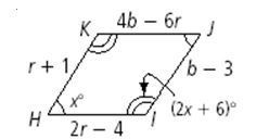 HELP!!!! THIS IS TIMED!!! Find the angle measures and the side lengths of the rhombus-example-1