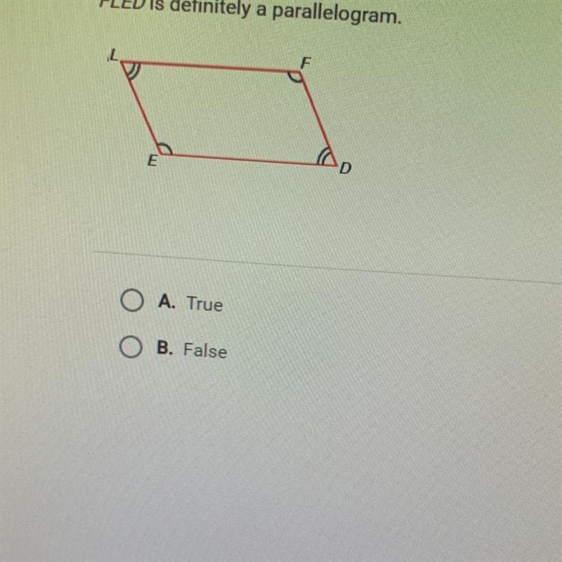 FLED is definitely a parallelogram-example-1