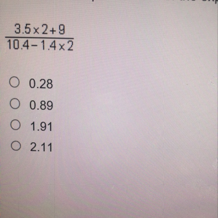 What is the simplified value of the expression below rounded to the nearest hundredth-example-1