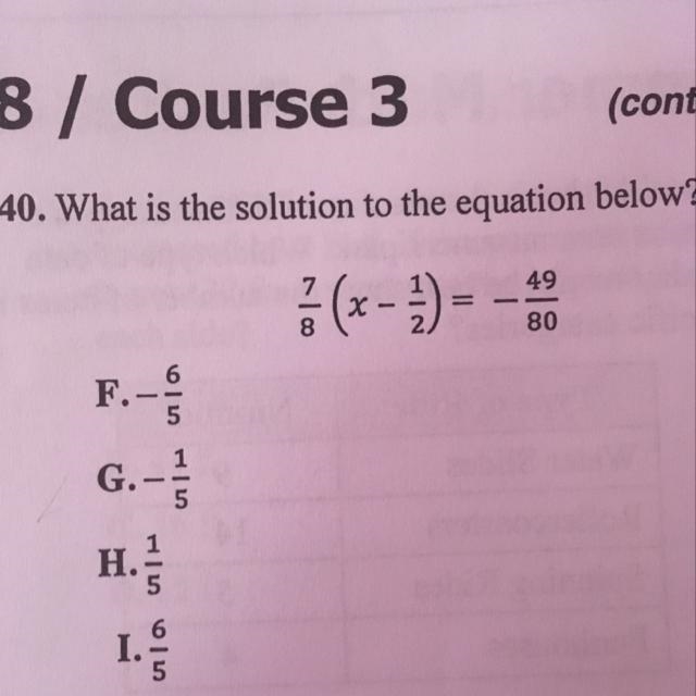 What is the solution to the equation below ?-example-1