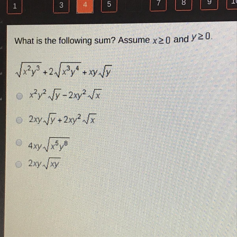 What is the following sum? Assume.. (look at picture)-example-1