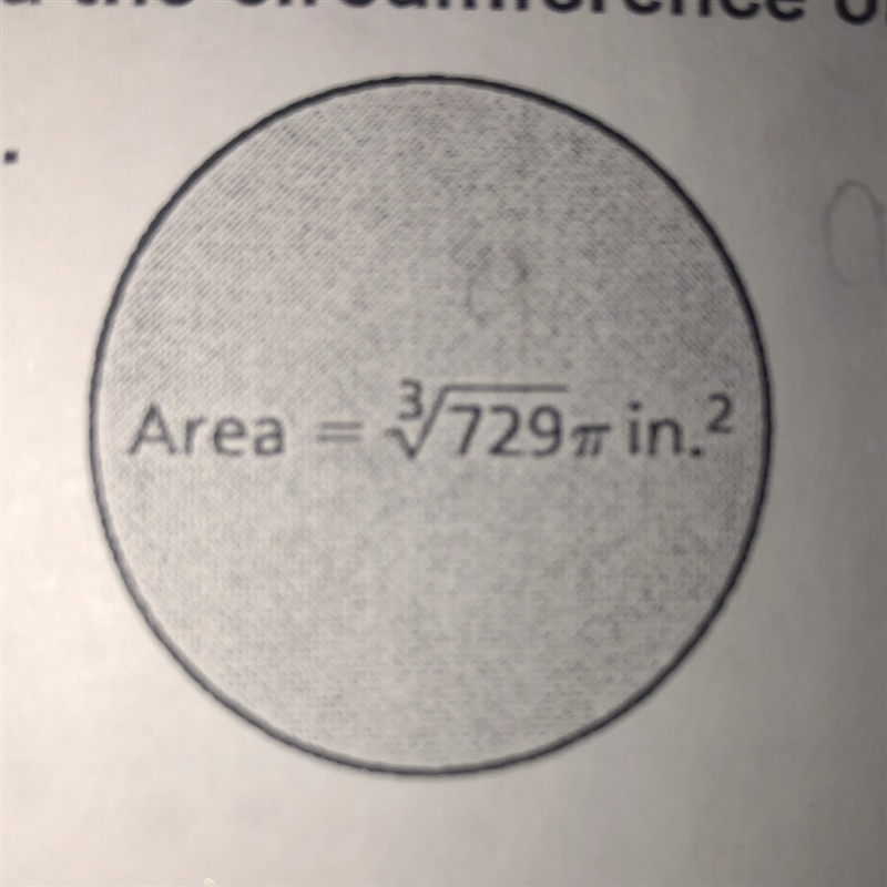 Find the circumference of the circle-example-1