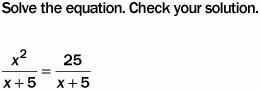 X = –5 x = –25 x = 5 or –5 no solution-example-1