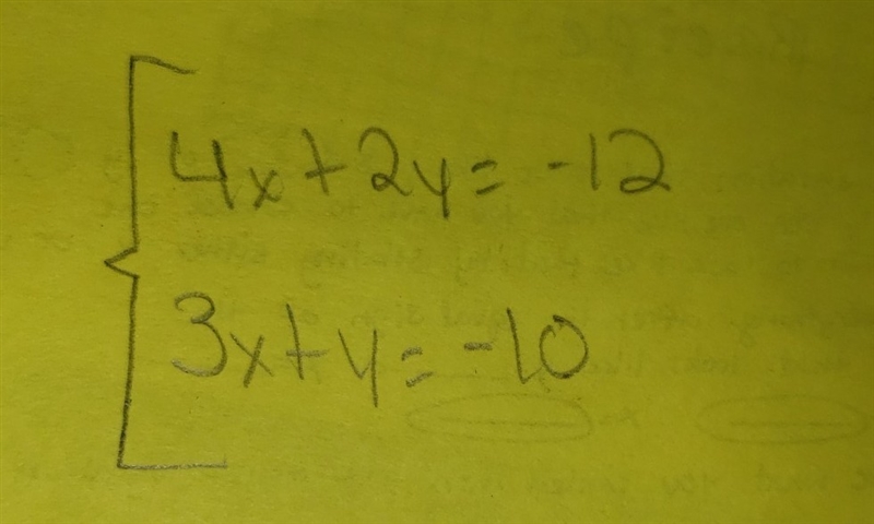 Use substitution to solve, please.​-example-1