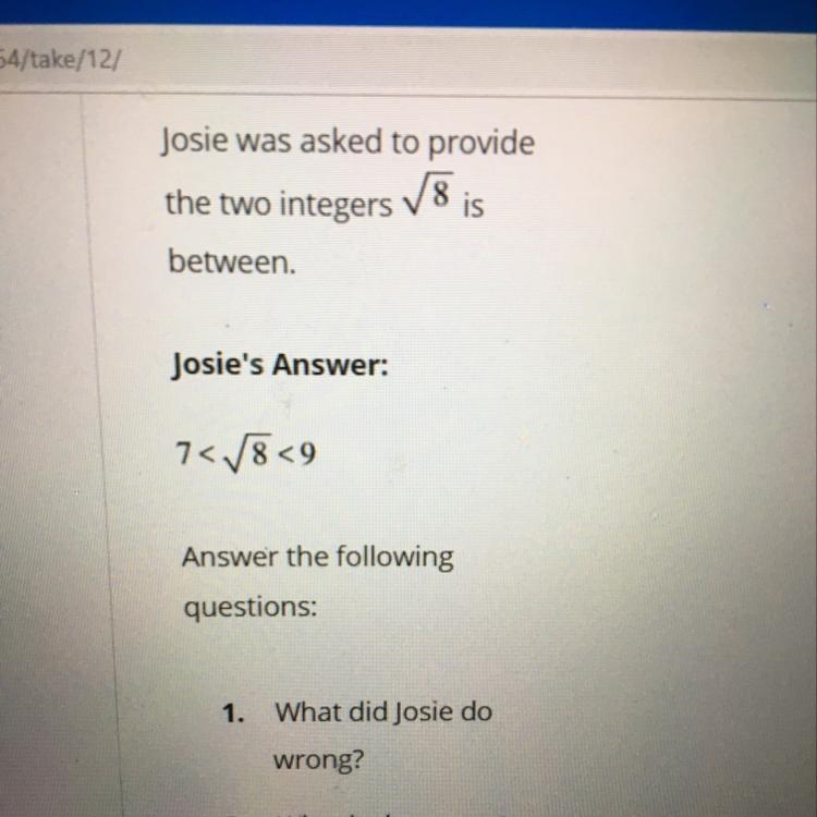 1. What did Jose do wrong? 2. What is the correct answer to the question-example-1