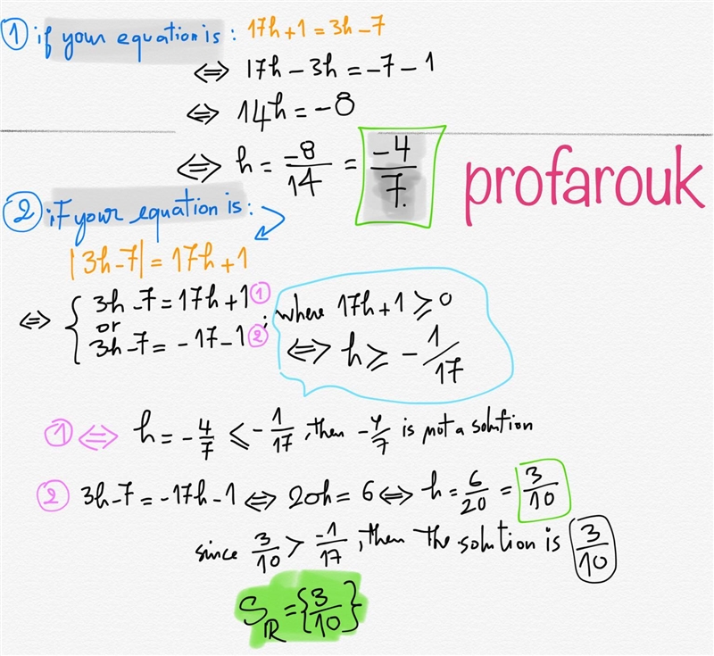 17h +1= [3h-7| for h.-example-1