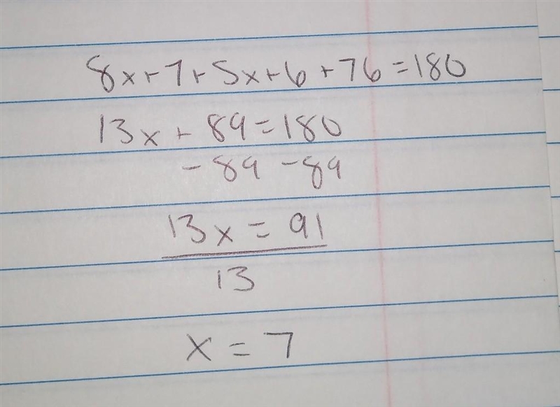 How do you find what x equals step by step?-example-1