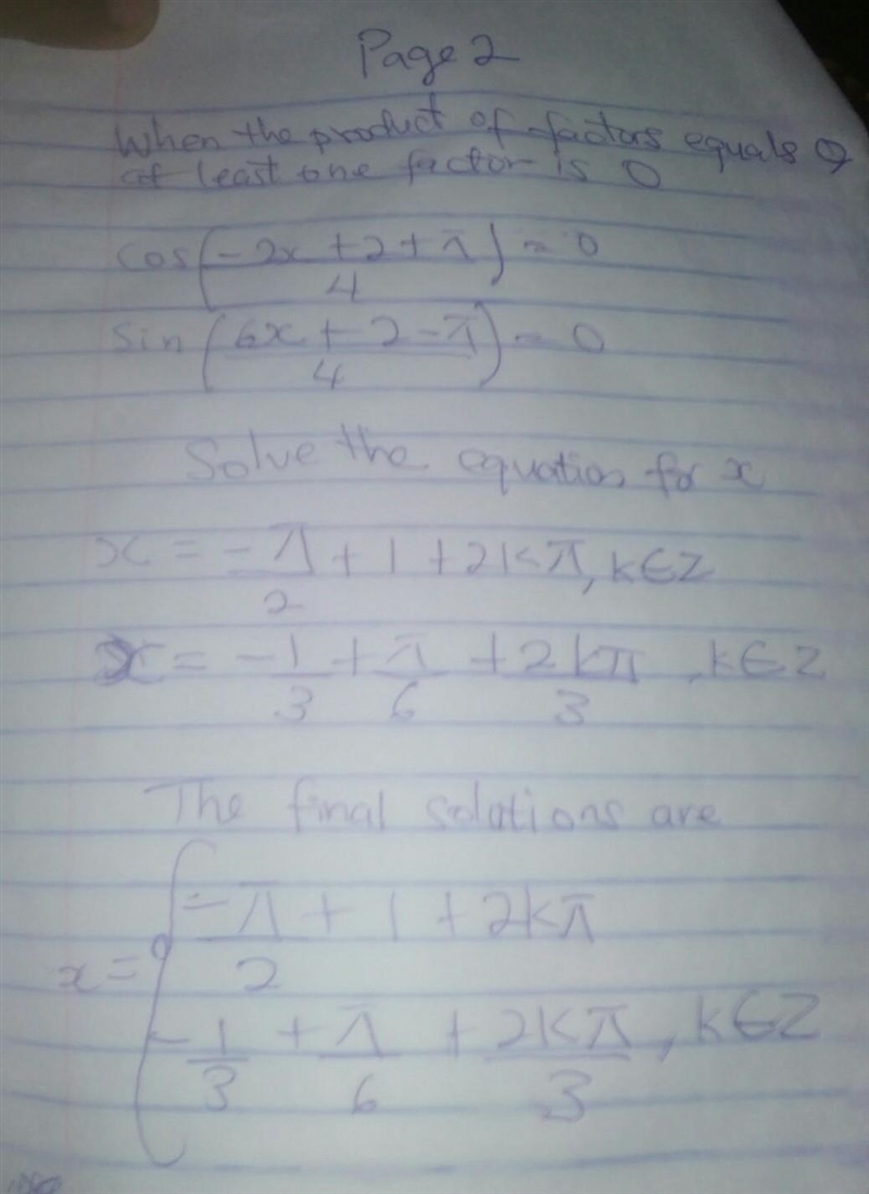 Solve sinX+1=cos2x for interval of more or equal to 0 and less than 2pi-example-2