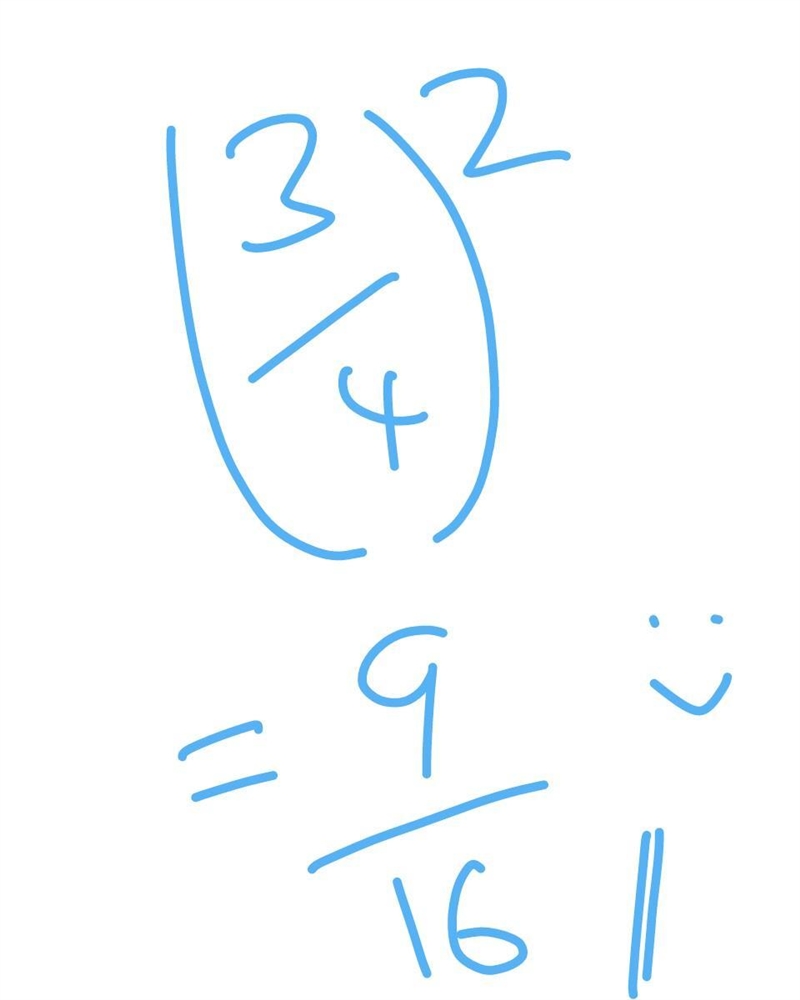 What is 3 upon 4 whole square​-example-2