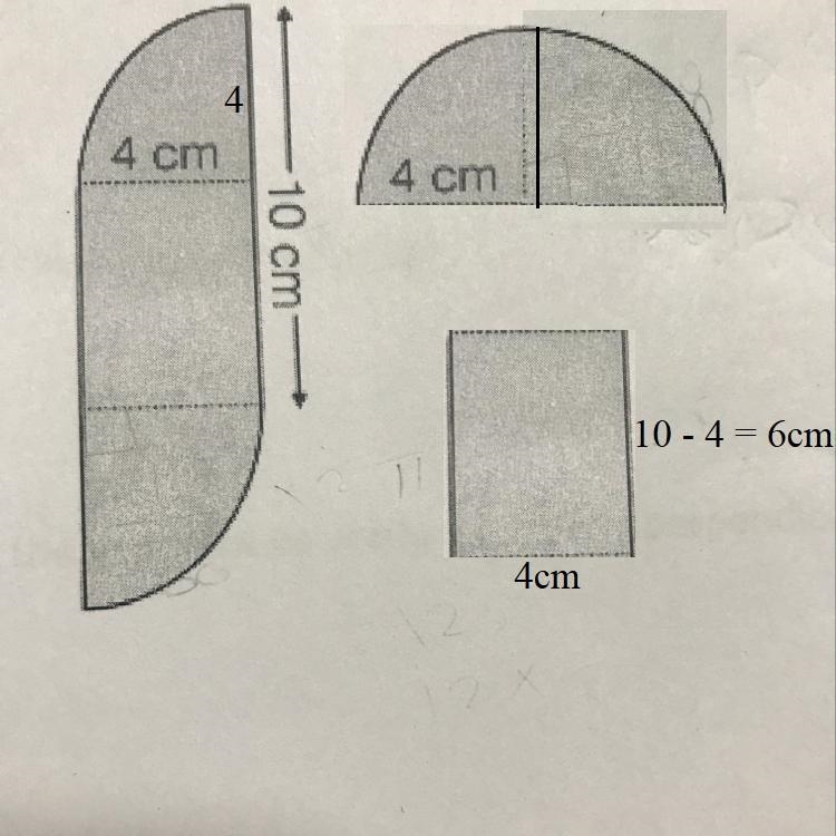 Pleaseee someone helppp meee??? How to find the perimeter of this shape-example-1