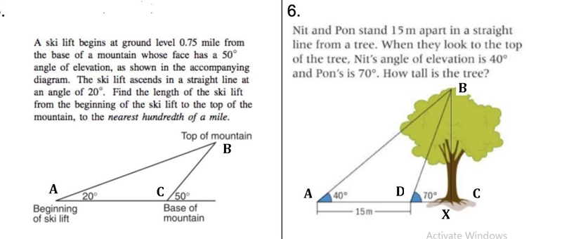 Solve using law of sines or law of cosines!-example-1