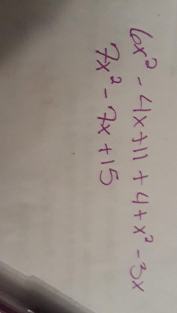 Can Someone Please answer this!!!! Perform the operation indicated, then place the-example-1