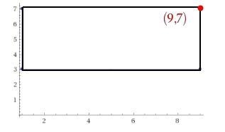 A rectangle has vertices at these coordinates. (1,7) (1,3) (9,3). What are the coordinates-example-2