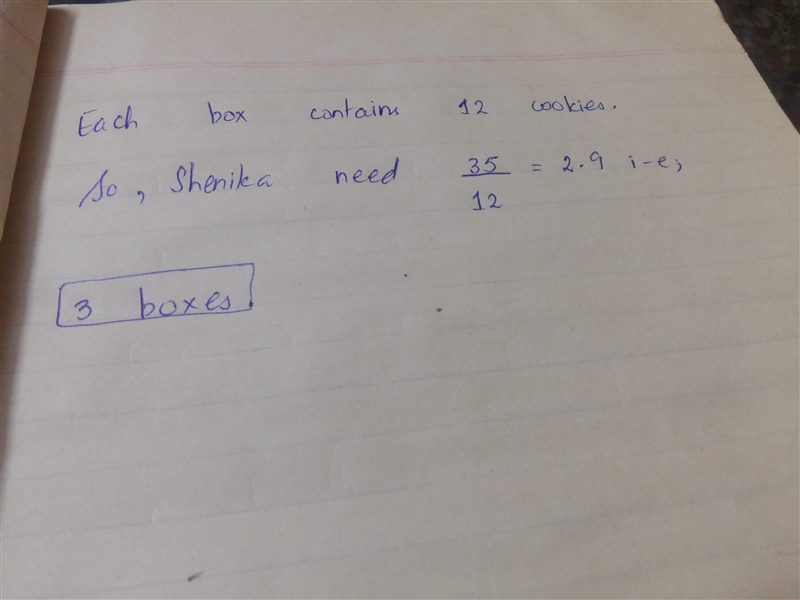 shenika is inviting 7 friends to a party. if each friend will get 5 cookies and each-example-2