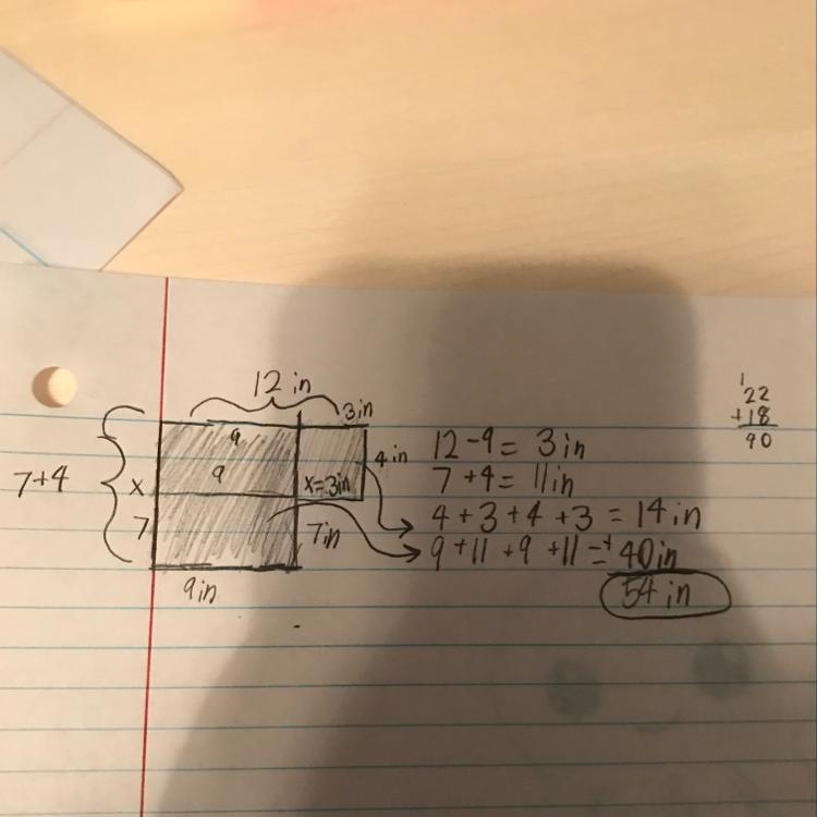 What is the area a perimeter of the figure-example-1