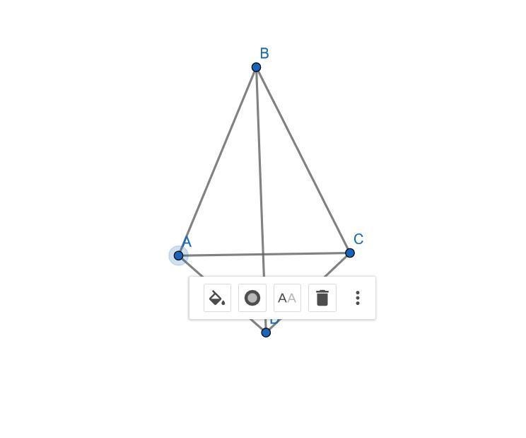 For the quadrilateral ABCD diagonal BD is an angle bisector for angles B and D. Find-example-1