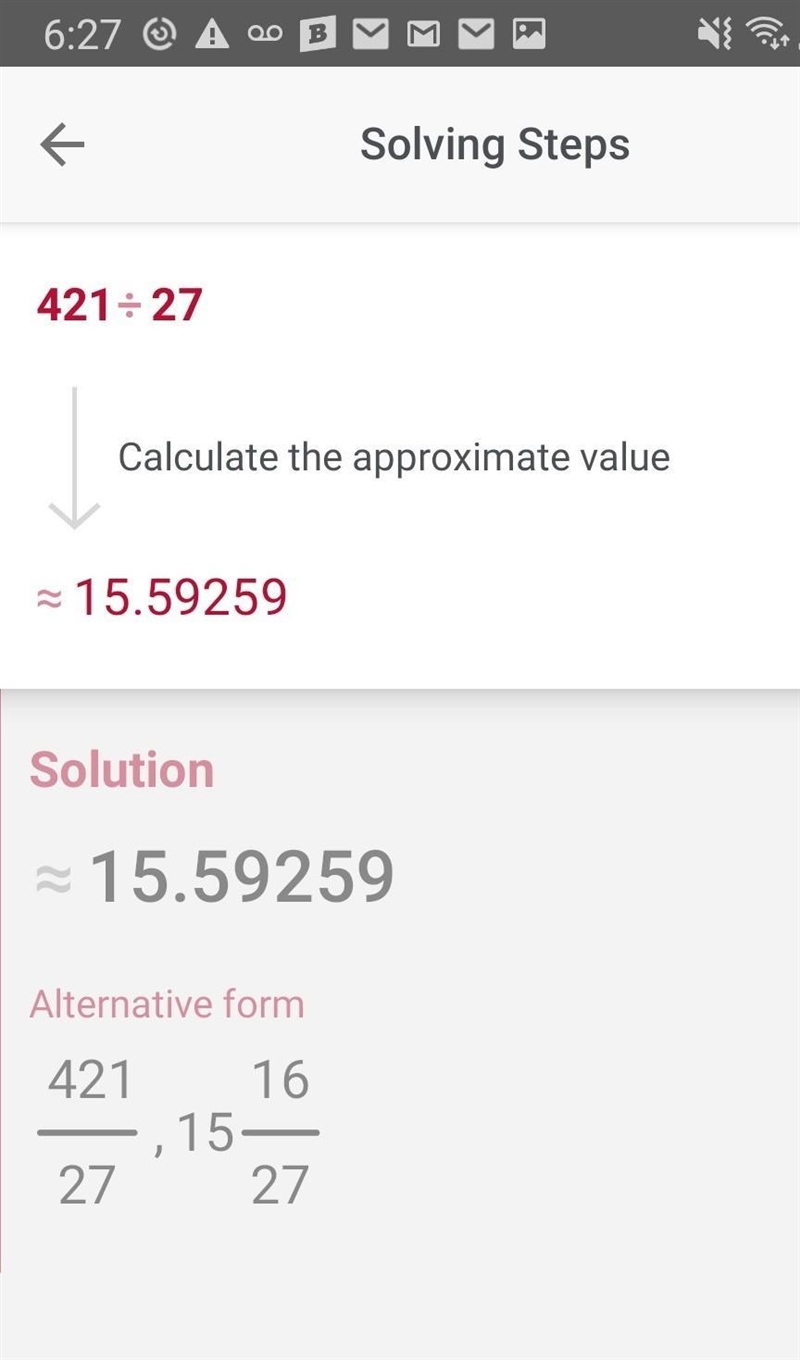 Please help me out. What is 421 divided by 27-example-2