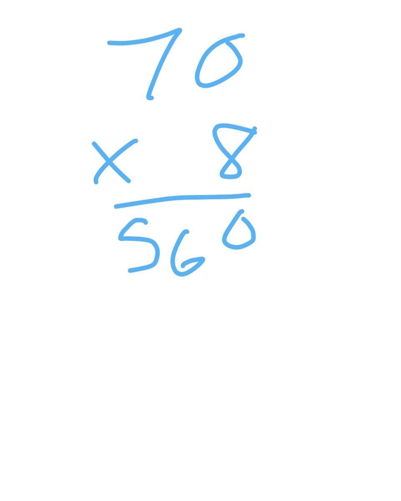 Is 70x8=490 pls answer-example-1