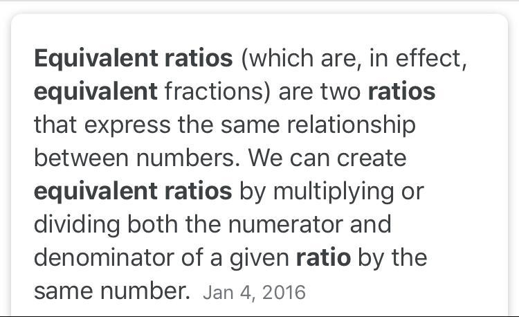 What is a pair of equal ratio?​-example-1